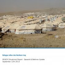 Informing the Response to the Rapid Influx of Refugees into Kurdistan, Iraq