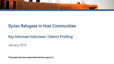 REACH Releases Key Informant & District Profiling Report for Syrian Refugees in Host Communities in Jordan