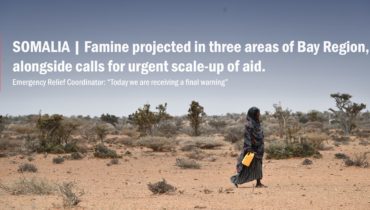 Famine projected in three areas of Bay Region, alongside calls for urgent scale-up of aid