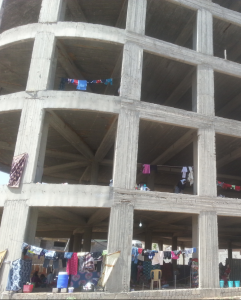 IDPs squat in undfinished buildings in Erbil KRI