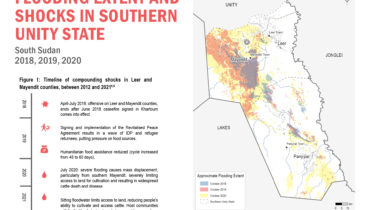780,000 people are affected by flooding in South Sudan