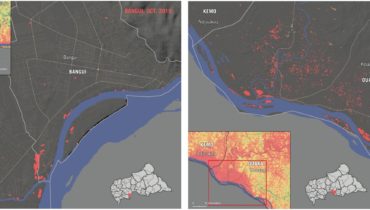 Pairing satellite data with household surveys to locate high flood risk areas in the Central African Republic