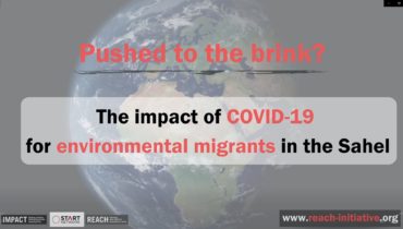 Beyond the tipping point? COVID-19 pushes environmental migrants to the brink in the Sahel