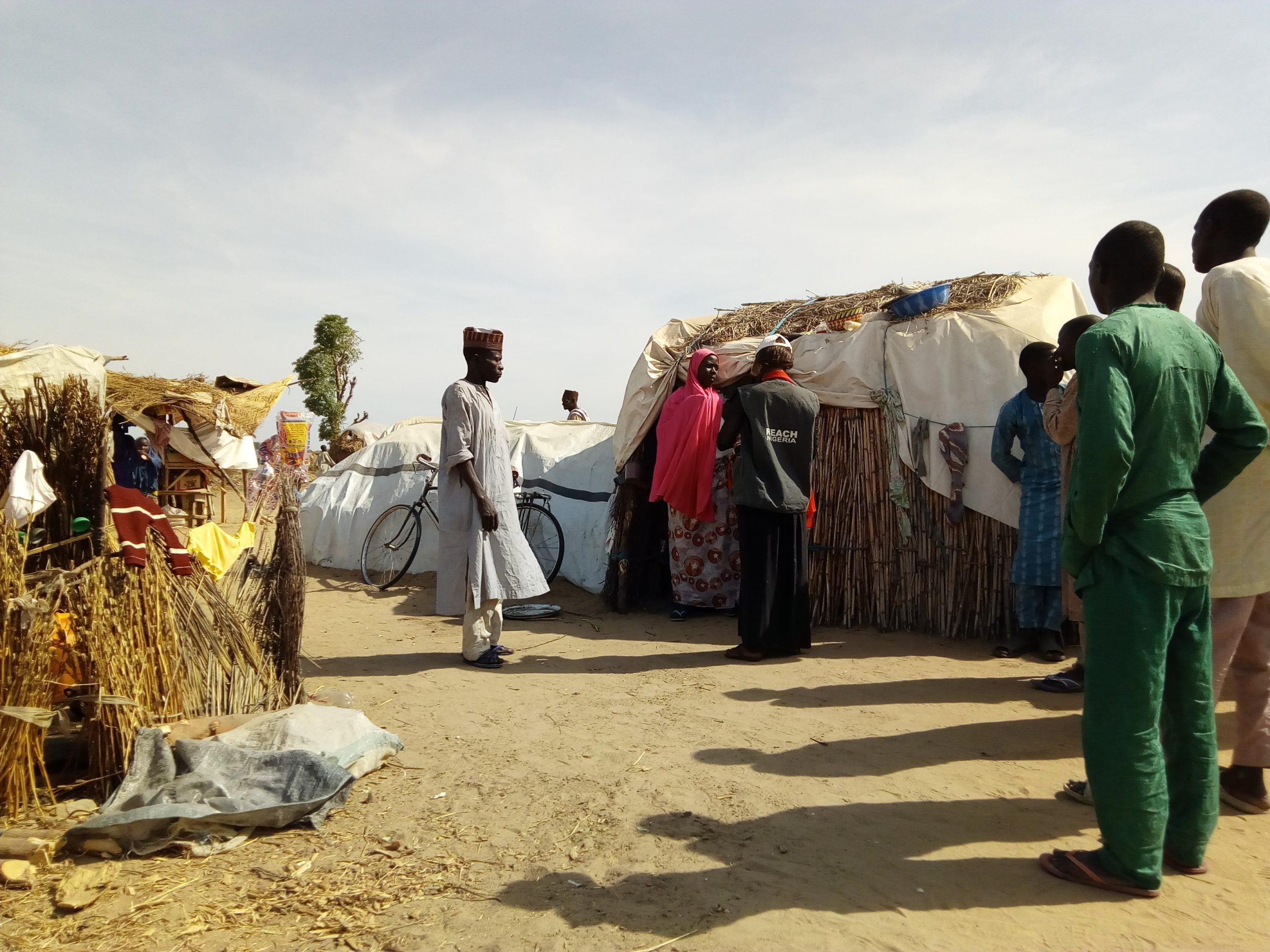 REACH teams assess the needs and vulnerabilities of conflict affected populations in Gullani, Yobe State, Nigeria. © Christian Eboh/REACH 2017